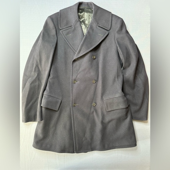 Fechheimer Wool Policeman's Blue Dress Peacoat 35L x 20W - Picture 1 of 5